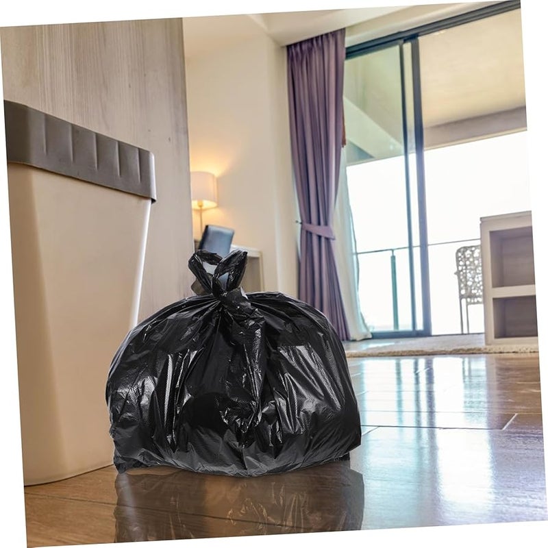 Heavy Duty Trash Bags With Handles 100 Pack Thick Plastic Garbage Can Liners - Image 4